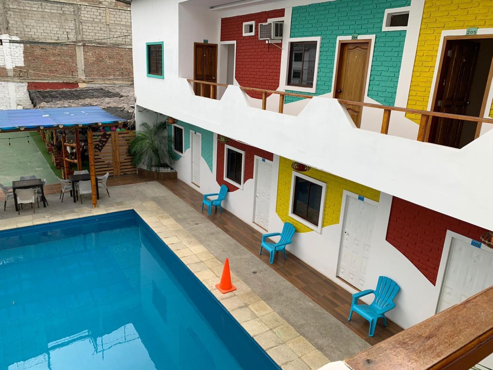 Hostal Las Velas Hotel Manta Exterior foto